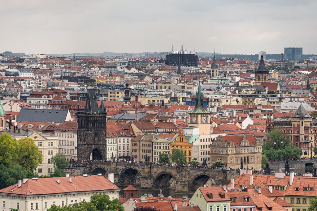 Vista de Praga desde el castillo