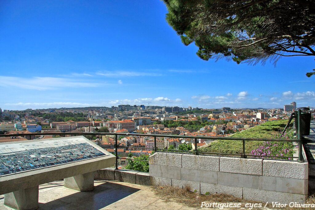 Miradouro da Senhora do Monte, en Lisboa