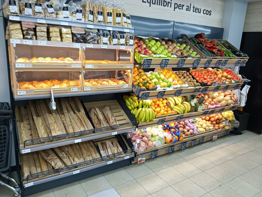 supermercado o comida barata