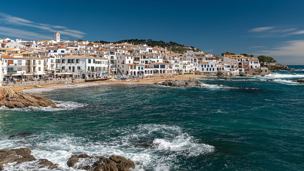 Calella de Palafrugell, en la Costa Brava